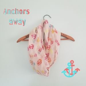 Lightweight anchor infinity scarf